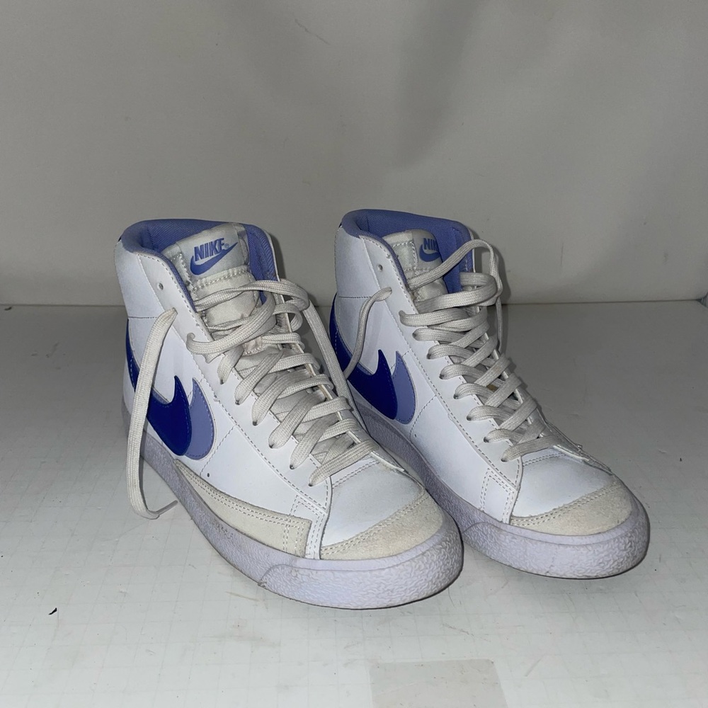 Size 7Y - Nike Blazer Mid '77 SE GS 'Double Swoosh - Purple'
